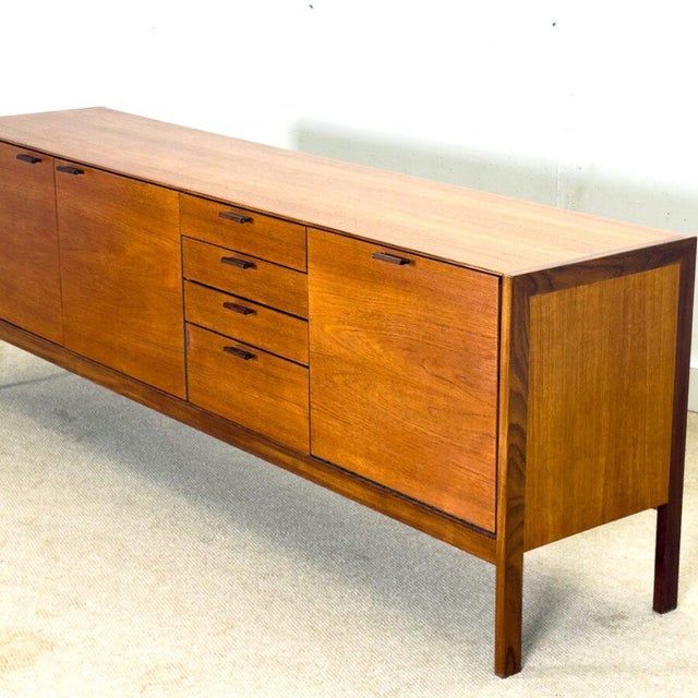 Mid-Century Sideboard with Brown Leather Handles from Meredew For Sale - Image 15 of 17