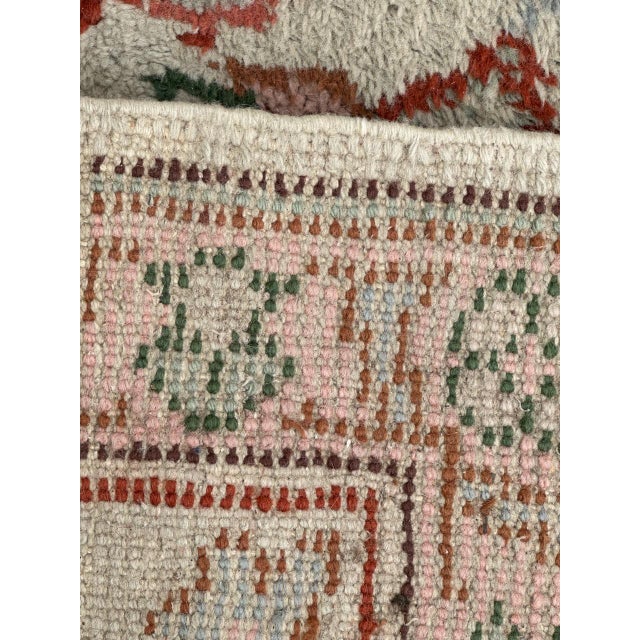 Antique Moroccan Oushak Style Rug, 1920s For Sale - Image 16 of 17