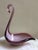 20th Century Murano Purple and Violet Swan Italian Art Glass Sculpture For Sale - Image 4 of 11