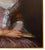 Dark Red and Pink Antique Portrait of a Victorian Lady, 20th Century For Sale - Image 9 of 12