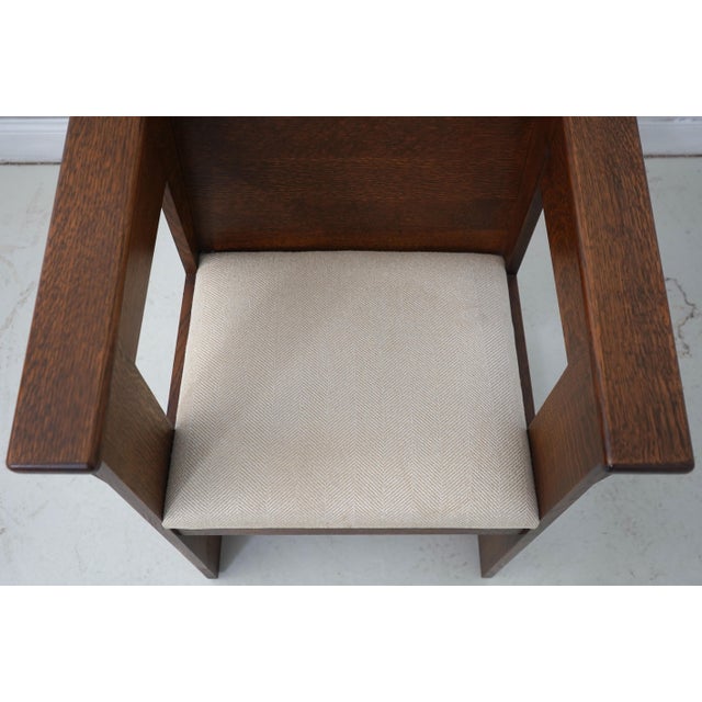 Pair Stickley Mission Oak Limbert Cafe Chairs For Sale - Image 9 of 18