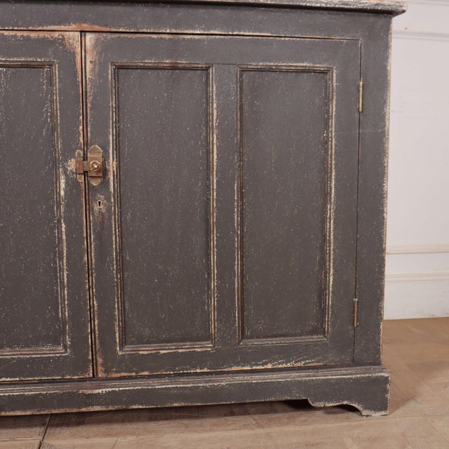 Brown English Glazed Display Bookcase For Sale - Image 8 of 16