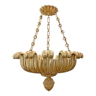 Paul Ferrante Lotus Chandelier For Sale