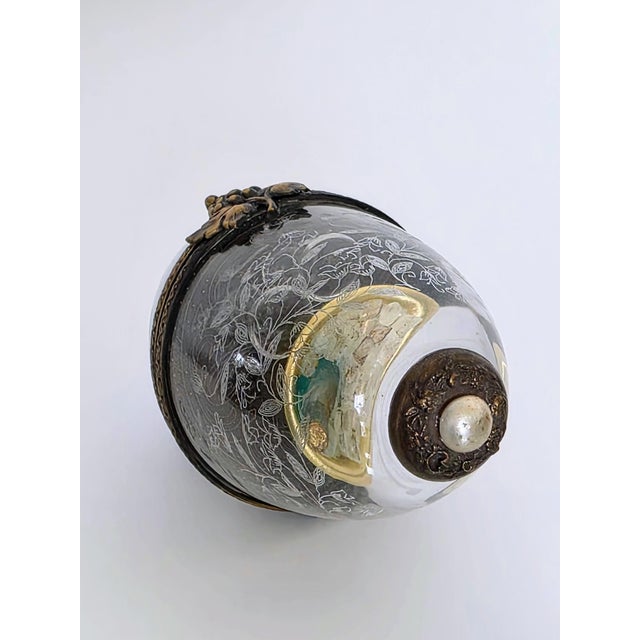 1990s Vintage Limoges France La Gloriette Domed Egg Champagne For Sale - Image 5 of 9