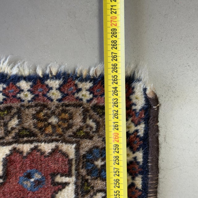 Yalameh Rug with Geometric Diamonds Display For Sale - Image 10 of 11