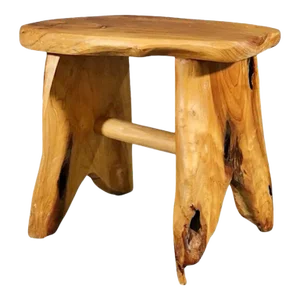 Mid 20th Century Live Edge Driftwood Bench