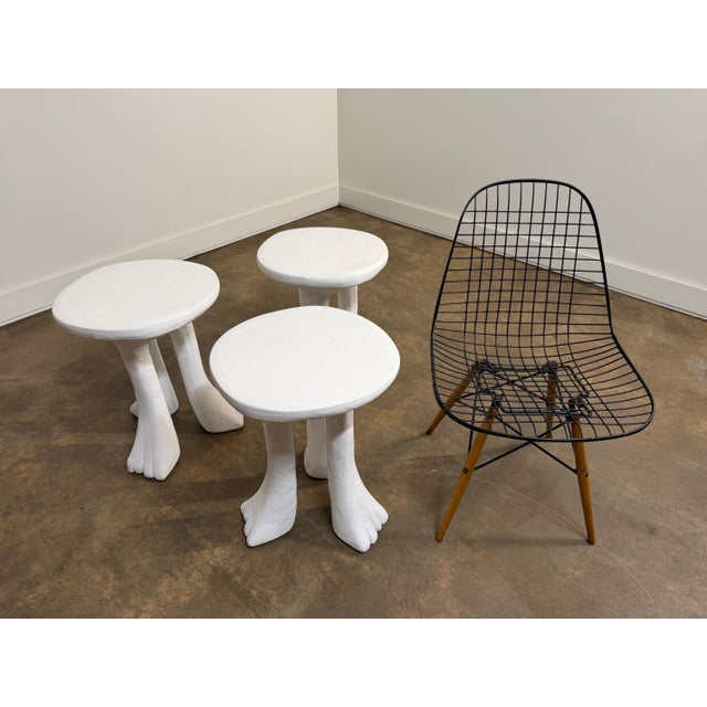White John Dickinson for Sutherland "African" Three-Legged Tables, Set of Three For Sale - Image 8 of 18