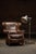 Vintage Wingback Leather Chair With Pillow, Ottoman by Walter E. Smithe For Sale - Image 4 of 18