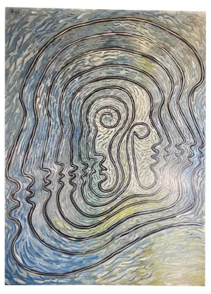 Alain Rothstein, Labyrinth, 1980s, Oil on Canvas