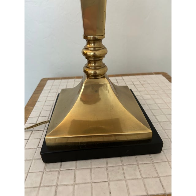 Frederick Cooper Vintage Frederick Cooper Brass Buffet Lamp For Sale - Image 4 of 6