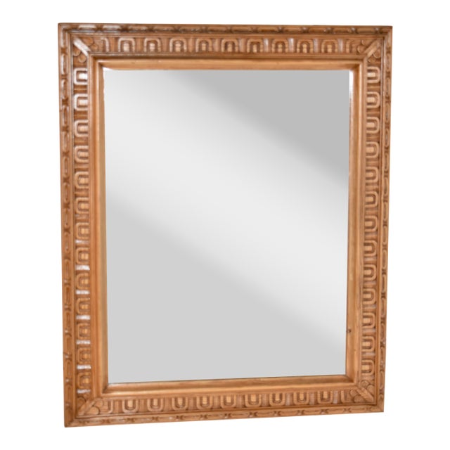Late 18th/Early 19th Century Pitch Pine Mirror For Sale