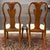 Wood Vintage Thomasville Winston Court Collection Queen Anne Solid Cherry Dining Chairs - A Pair (A) For Sale - Image 7 of 16