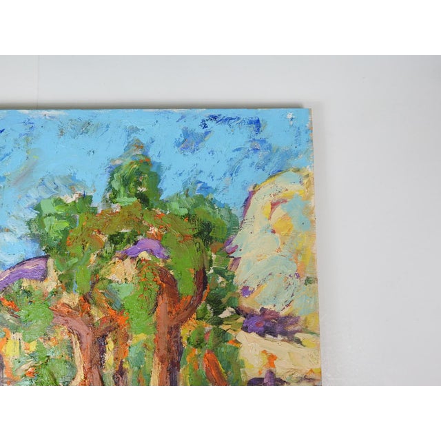 Contemporary Impressionist Joshua Trees Landscape Painting For Sale In Seattle - Image 6 of 7