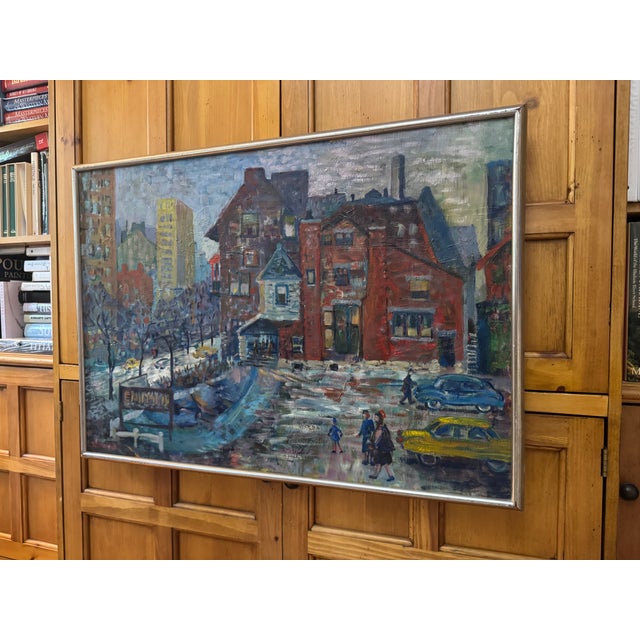 "Hyde Park (Neighborhood) Art Center, Chicago, Il, 1960" Oil Painting by Ruth L. Drucker For Sale - Image 4 of 11