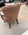 Wood Vintage Leopard Print Cushioned Wooden Chair For Sale - Image 7 of 10