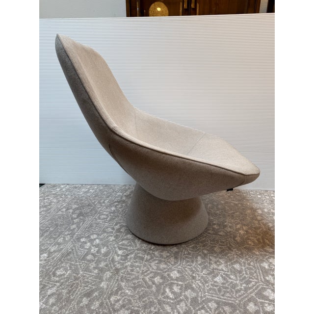 2020s Luca Nichetto for Artifort Pala Swivel Chair + Ottoman, Set For Sale - Image 5 of 12