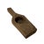 This is a vintage cake-making mold board carved from wood and finished in distressed brown color. It is a decorative...