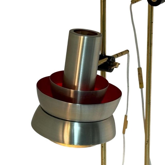Metal Floor Lamp from Carl Thore, Denmark, 1970s For Sale - Image 7 of 10