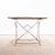 French Table with Perforated Top in the style of Mathieu Matégot, 1960s For Sale - Image 3 of 8