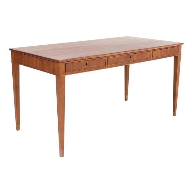 Danish Mahogany Desk from Frits Henningsen, 1950s For Sale - Image 13 of 13