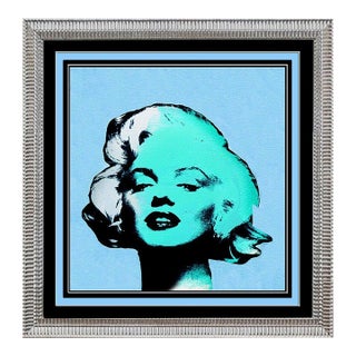 Late 20th Century Marilyn Monroe Oil Painting by Steve Kaufman For Sale