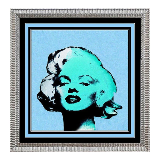 Late 20th Century Marilyn Monroe Oil Painting by Steve Kaufman For Sale