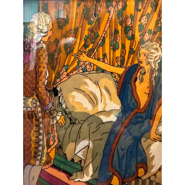 Vintage French Print From Les Liaisons Dangereuses by Artist, Maurice ...