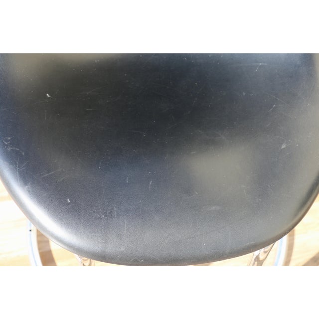 Set of Six “Maia” Dining Chairs by Giotto Stoppino for Bernini, Italy, 1960s – Chrome & Leather For Sale - Image 12 of 18