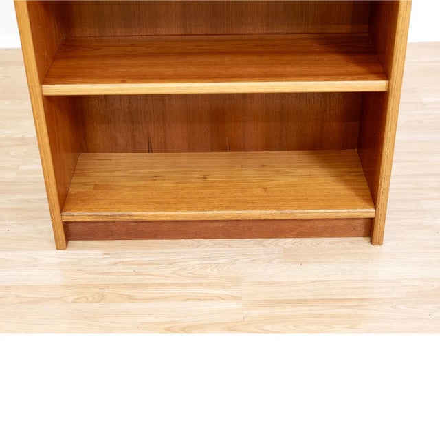 1960s 1970s Danish Modern Tall Teak Bookcase For Sale - Image 5 of 9