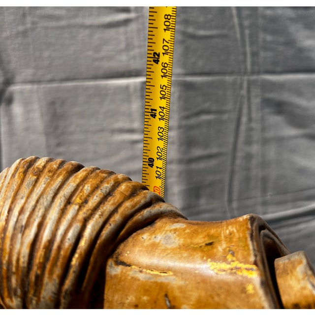 Wood Large Antique Venetian Hand Carved Sculpture For Sale - Image 7 of 9