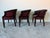 Wood Vintage Hickory Leather Hollywood Regency Style Dining Chairs - Set of 6 For Sale - Image 7 of 17