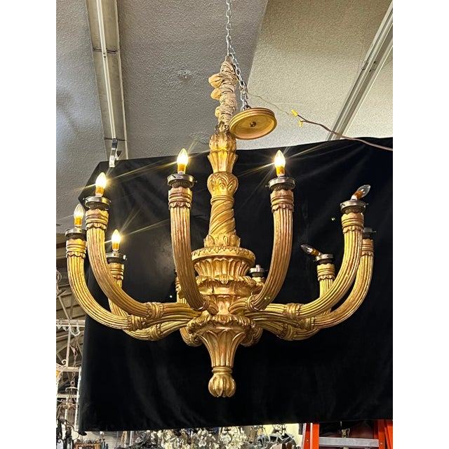 This oversized masterpiece boasts a stunning Italian Rococo design, intricately carved from wood with unparalleled...