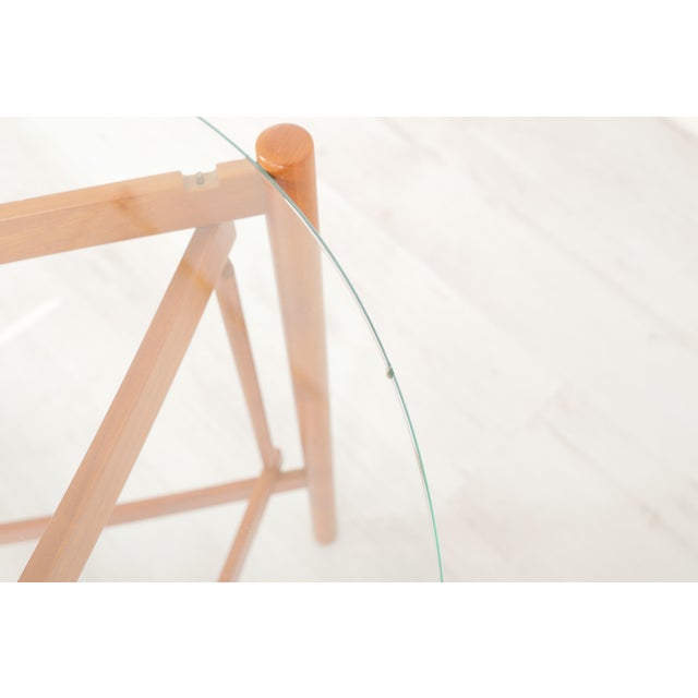 Vintage Round Coffee Table with Glass by Hans Johansson for Karl Andersson & Söner For Sale - Image 13 of 14