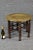 Anglo-Indian Hammered/Embossed Round Polished Brass Tray Table For Sale - Image 11 of 11