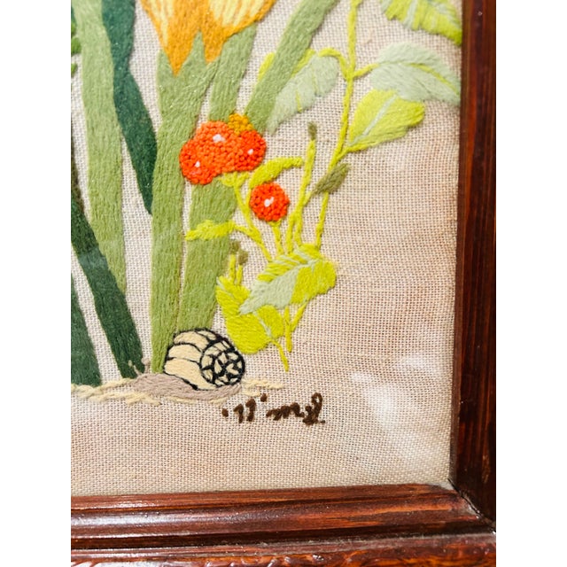 Dimensions: 43.5" by 23" by 2" wall depth This is an original FOREST REBORN Stitchery Kit Popular Vintage Paragon Creative...