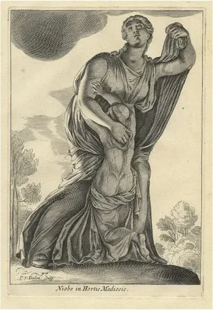 Perrier, Statue of Niobe in Rome, Italy, 1660, Print