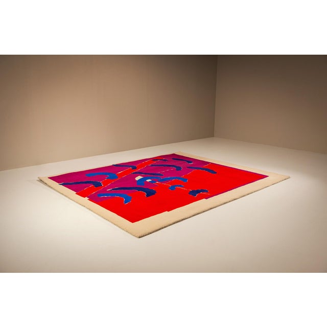 Textile Large Wall Tapestry by Anneke Van Der Heijden, 1980s For Sale - Image 7 of 14
