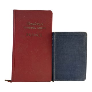 Vintage Spain, Portugal, France Travel Guides- Set of 2 For Sale