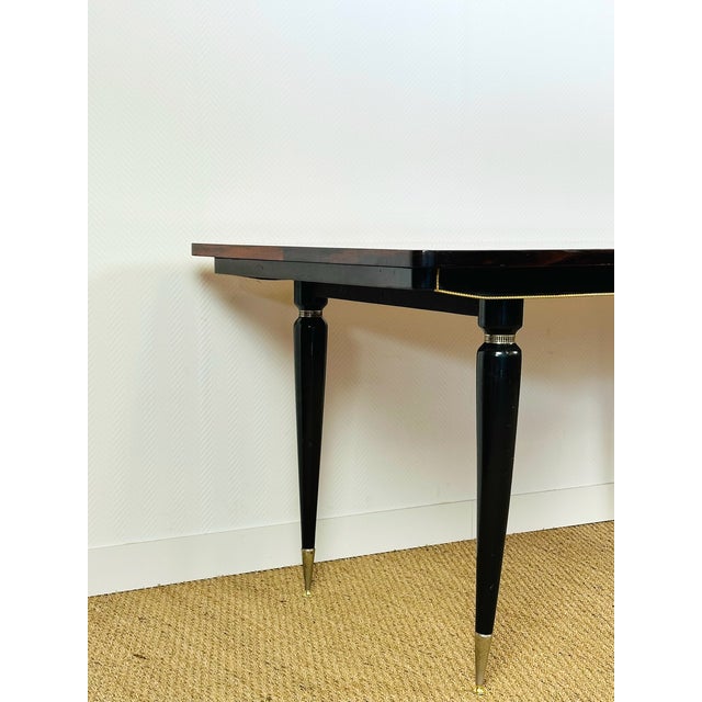 Art Deco Table in Macassar Ebony, 1940s For Sale - Image 16 of 18