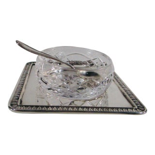 Vintage Italian 800 Silver Salt Cellar For Sale