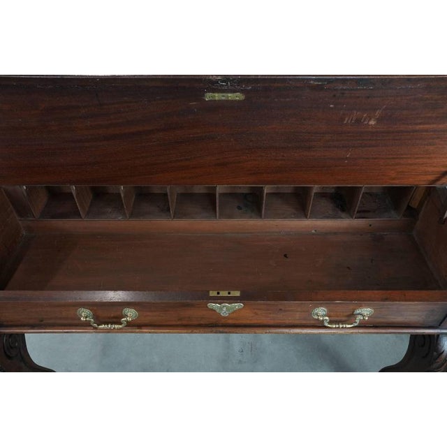 Antique English Oak Desk, 1800s For Sale - Image 9 of 18