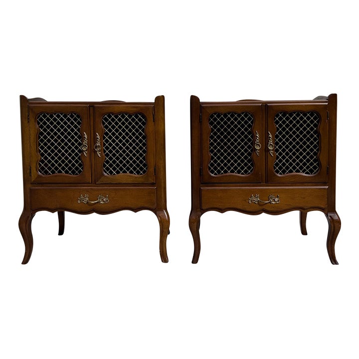 Mid 20th Century Townsend Furniture French Cherry Nightstand With