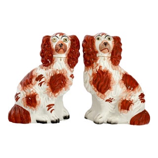 19th Century Staffordshire No. 4 Dogs / Spaniels For Sale