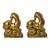 MCM Gold Horse Bookends For Sale