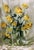 Still Life Yellow Flowers Watercolor Painting Viktor Mikhailichenko For Sale - Image 6 of 7