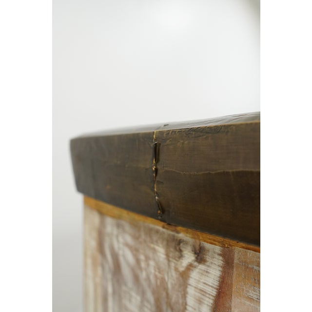Reclaimed Wood Metal-Clad Top Sideboard For Sale - Image 18 of 18