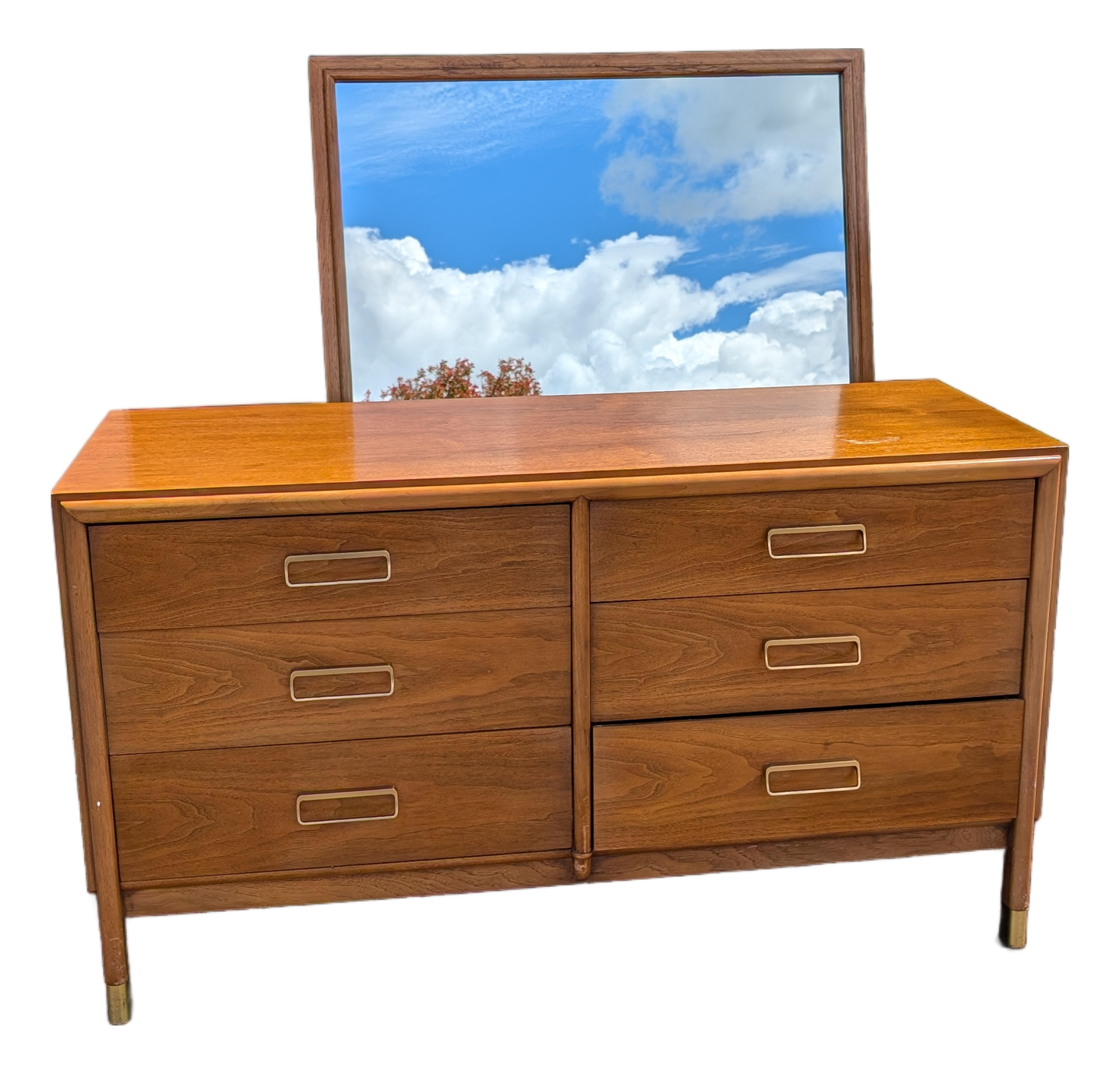 cascade brown 6 drawer dresser Cascade Six-Drawer Dresser
