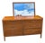 Drexel Cascade Mid Century Modern Walnut Finish 6 Drawer Dresser W/ Original Mirror For Sale