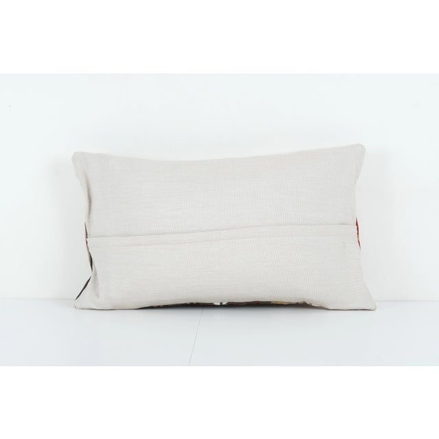 Turkish Kilim Pillow Cover For Sale - Image 4 of 4