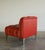 Late 20th Century Rare Tufted Red Slipper Chair by J. Robert Scott With Chrome Legs, Late 20th Century For Sale - Image 5 of 6